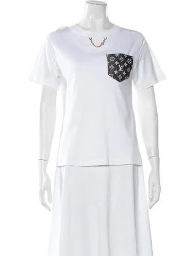 Pre-owned Louis Vuitton 2023 Graphic Print T-shirt In White
