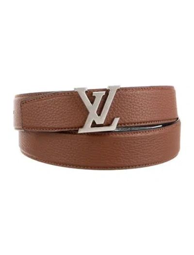 Pre-owned Louis Vuitton 2023 Heritage 35mm Belt In Brown
