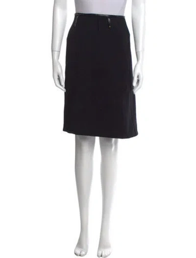 Pre-owned Louis Vuitton 2023 Knee-length Skirt In Black