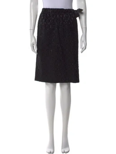Pre-owned Louis Vuitton 2023 Knee-length Skirt In Black