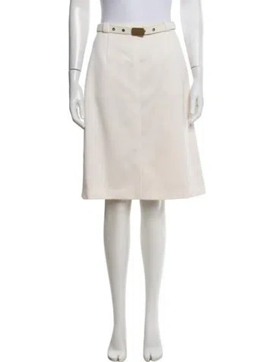 Pre-owned Louis Vuitton 2023 Knee-length Skirt In Neutrals