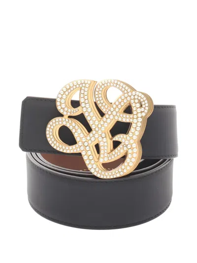 Pre-owned Louis Vuitton 2023 Lv Dynasty Reversible Leather Belt In Black