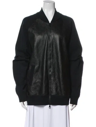 Pre-owned Louis Vuitton 2023 Lv Monogram Bomber Jacket W/ Tags In Black