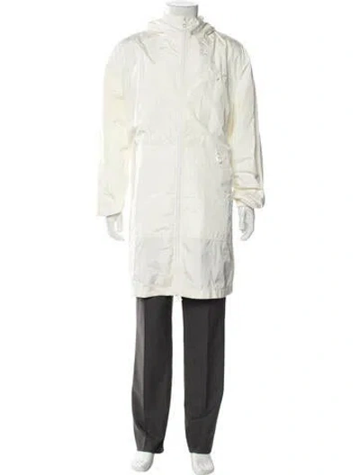Pre-owned Louis Vuitton 2023 Lv Monogram Parka In White