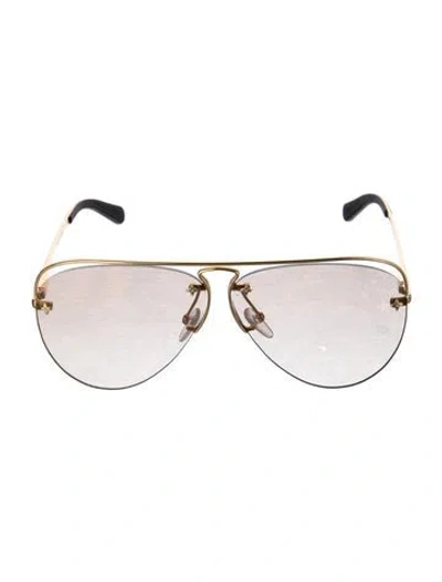 Pre-owned Louis Vuitton 2023 Lv Monogram Sunglasses In Gold