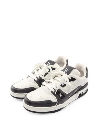 Pre-owned Louis Vuitton 2023 Lv Trainer Sneakers In White
