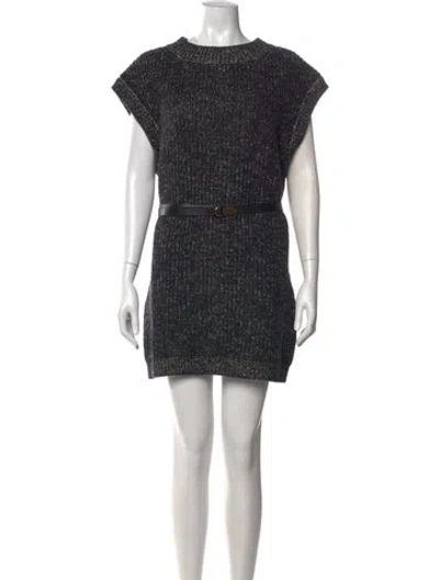 Pre-owned Louis Vuitton 2023 Midi Length Dress W/ Tags In Black