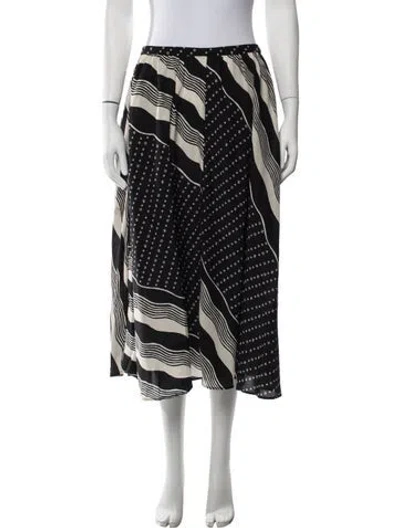 Pre-owned Louis Vuitton 2023 Midi Length Skirt In Black