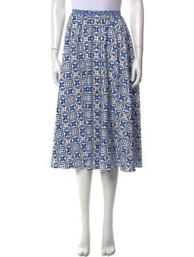 Pre-owned Louis Vuitton 2023 Midi Length Skirt W/ Tags In Blue