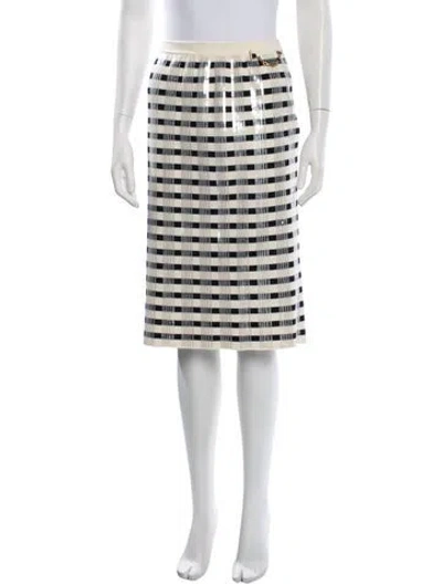 Pre-owned Louis Vuitton 2023 Midi Length Skirt W/ Tags In Neutrals