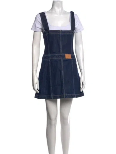 Pre-owned Louis Vuitton 2023 Mini Dress In Blue