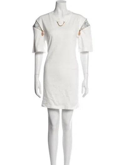 Pre-owned Louis Vuitton 2023 Mini Dress W/ Tags In White