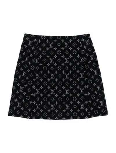 Pre-owned Louis Vuitton 2023 Mini Skirt In Black