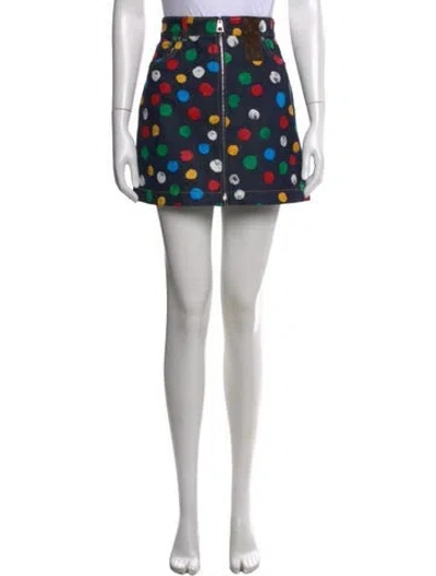 Pre-owned Louis Vuitton 2023 Mini Skirt In Blue