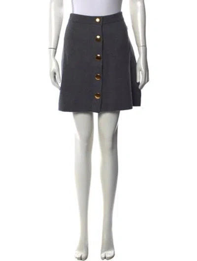 Pre-owned Louis Vuitton 2023 Mini Skirt In Grey