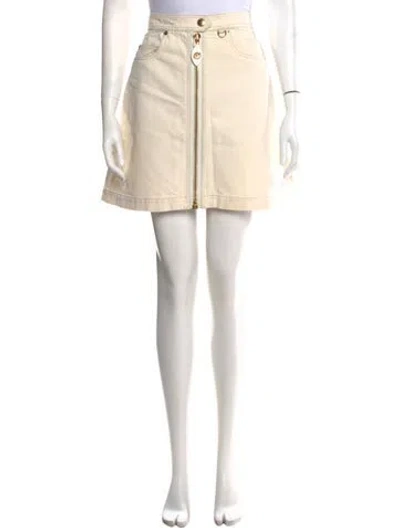 Pre-owned Louis Vuitton 2023 Mini Skirt In Neutrals