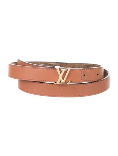 Pre-owned Louis Vuitton 2023 Monogram Reverse Belt In Neutral