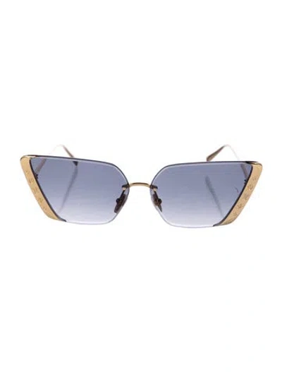 Pre-owned Louis Vuitton 2023 Moon Sunglasses In Gold/metallic