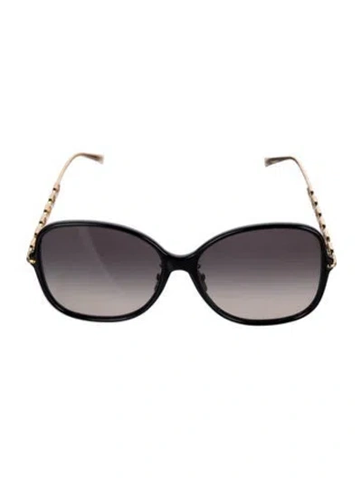 Pre-owned Louis Vuitton 2023 My Lv Chain Sunglasses In Black