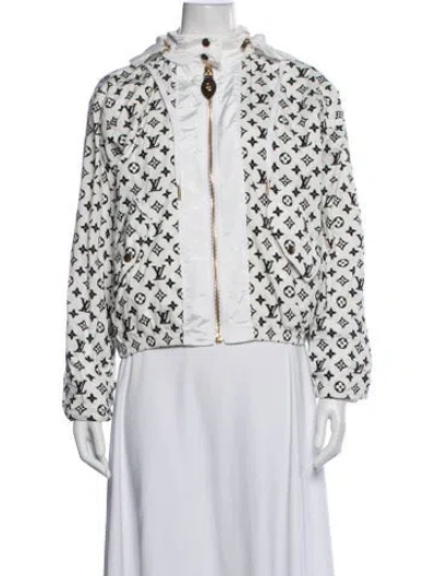Pre-owned Louis Vuitton 2023 Patterned Jacket In White