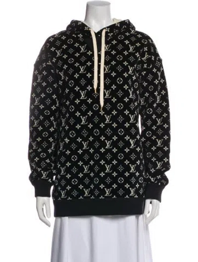 Pre-owned Louis Vuitton 2023 Printed Bomber Jacket W/ Tags In Black