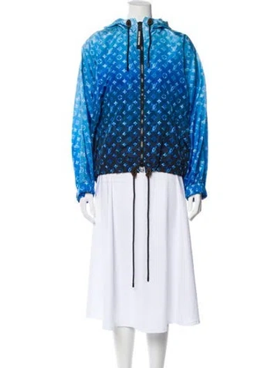 Pre-owned Louis Vuitton 2023 Printed Jacket W/ Tags In Blue