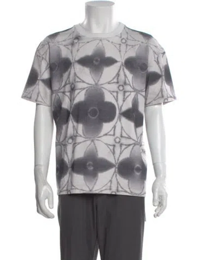 Pre-owned Louis Vuitton 2023 Printed T-shirt In White