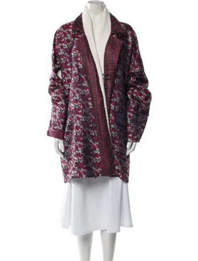 Pre-owned Louis Vuitton 2023 Silk Coat In Multi