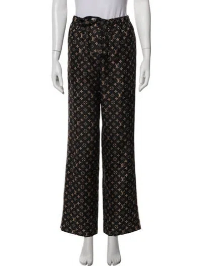 Pre-owned Louis Vuitton 2023 Silk Pajamas In Black