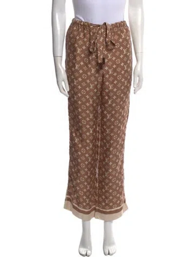 Pre-owned Louis Vuitton 2023 Silk Pajamas In Neutral