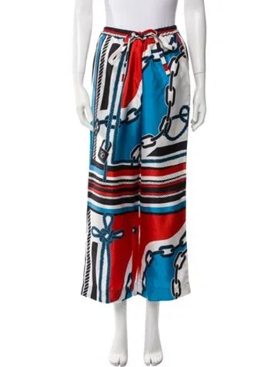 Pre-owned Louis Vuitton 2023 Silk Pajamas W/ Tags In Multi