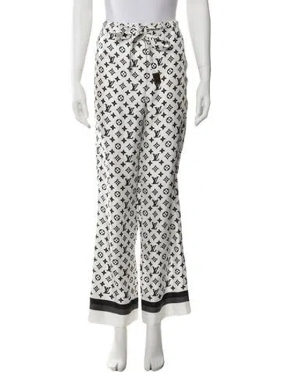 Pre-owned Louis Vuitton 2023 Silk Pajamas In White