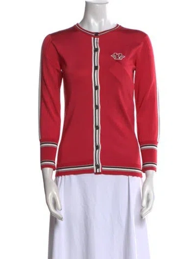 Pre-owned Louis Vuitton 2023 Silk Sweater W/ Tags In Red