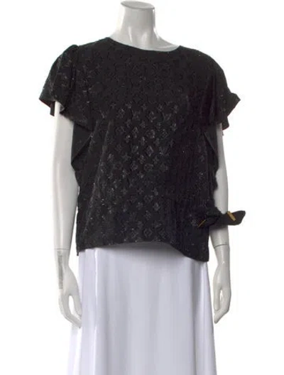 Pre-owned Louis Vuitton 2023 Silk Top In Multi