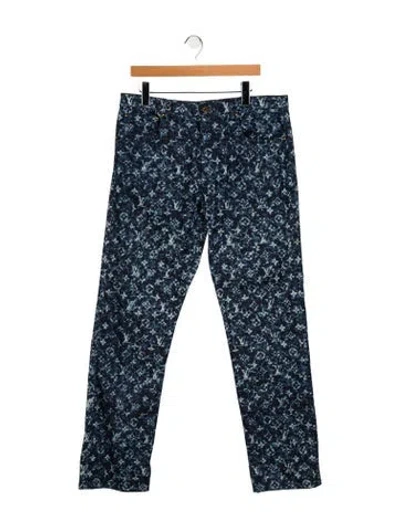 Pre-owned Louis Vuitton 2023 Skinny Jeans In Blue