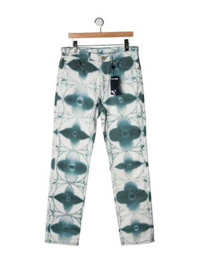 Pre-owned Louis Vuitton 2023 Skinny Jeans In Green