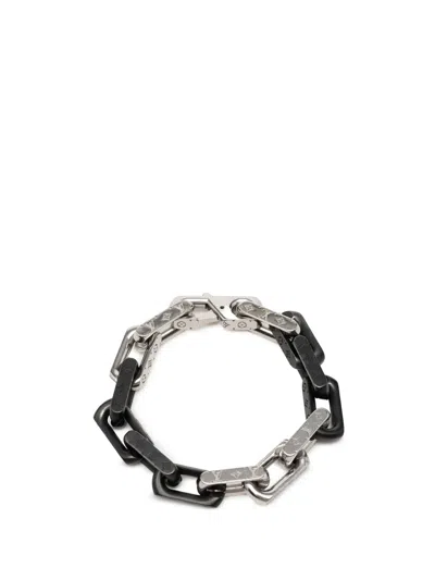 Pre-owned Louis Vuitton 2023 Stainless Steel Monogram Chain Bracelet Costume Bracelet In Black