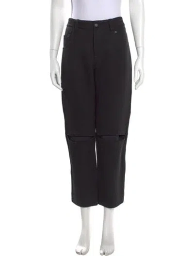 Pre-owned Louis Vuitton 2023 Straight Leg Pants In Black