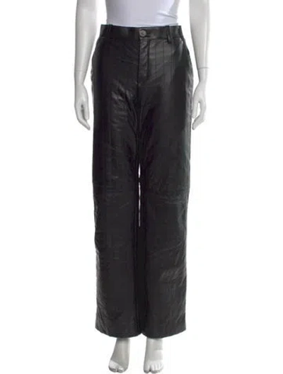 Pre-owned Louis Vuitton 2023 Straight Leg Pants In Black