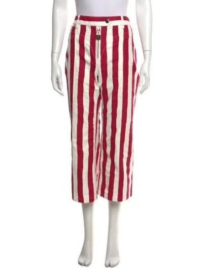Pre-owned Louis Vuitton 2023 Straight Leg Pants In Red