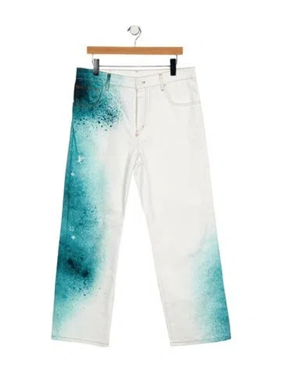 Pre-owned Louis Vuitton 2023 Straight-leg Jeans In Multi