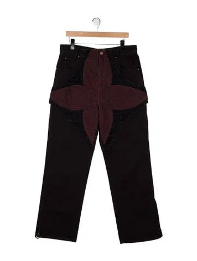 Pre-owned Louis Vuitton 2023 Straight-leg Jeans W/ Tags In Brown