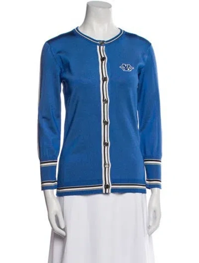 Pre-owned Louis Vuitton 2023 Striped Sweater In Blue