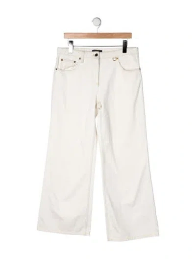 Pre-owned Louis Vuitton 2023 Wide Leg Jeans In Neutrals