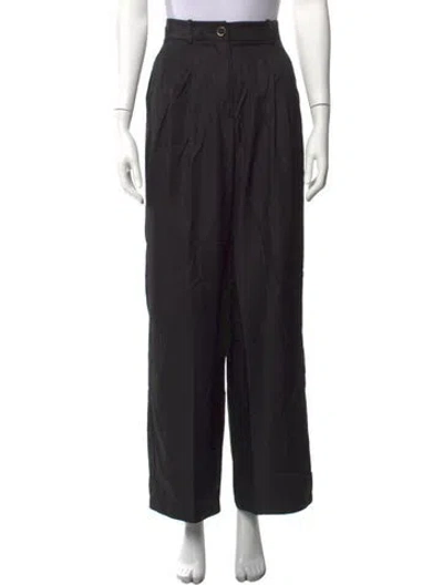 Pre-owned Louis Vuitton 2023 Wide Leg Pants In Black