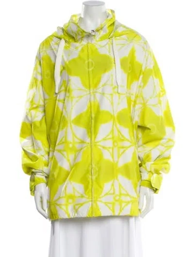 Pre-owned Louis Vuitton 2023 Windbreaker Parka In Yellow
