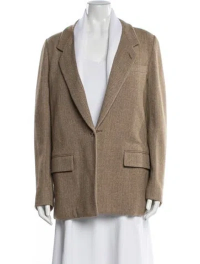 Pre-owned Louis Vuitton 2023 Wool Blazer In Neutrals