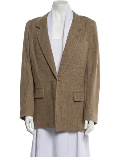 Pre-owned Louis Vuitton 2023 Wool Blazer W/ Tags In Neutral