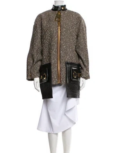 Pre-owned Louis Vuitton 2023 Wool Coat In Multi