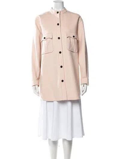 Pre-owned Louis Vuitton 2023 Wool Coat In Pink